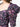ABSTRACT-PRINT RUCHED BLOUSE