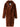 COAT 108CM REX RABBIT TERRACOTTA