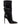 SLOUCHY LEATHER BOOTS BLK